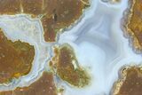 Colorful Polished Thunderegg Half - Nevada #337773-1